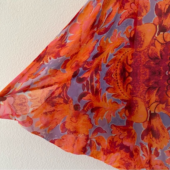 NWT Anthropologie Elizabeth Gillett Lorelei Floral Kimono Wrap One Size OS - Picture 12 of 16